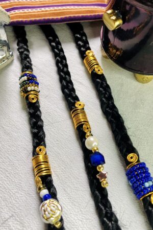 bijoux de tresse: Perles d'Azur