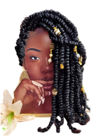 bijoux de tresse: Nubia majesté