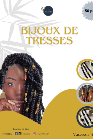 BIJOUX DE TRESSES V'ACCESS Collection Wholesale 50 pcs
